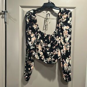 FREE PEOPLE “Hilary” Printed Top, size small, NWOT